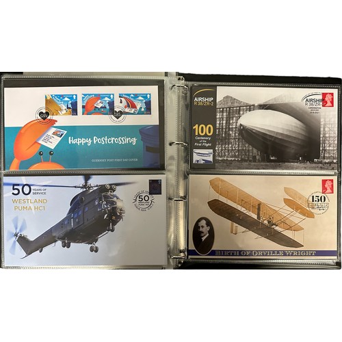 320 - 2020-2022 (odd earlier) range of illustrated FDC’s in binder, sets, special event single with GB inc... 