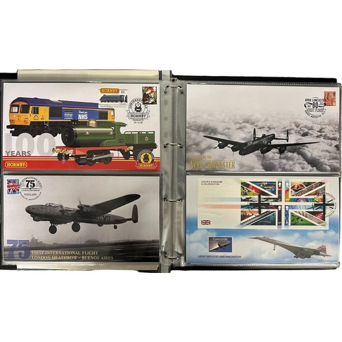 320 - 2020-2022 (odd earlier) range of illustrated FDC’s in binder, sets, special event single with GB inc... 