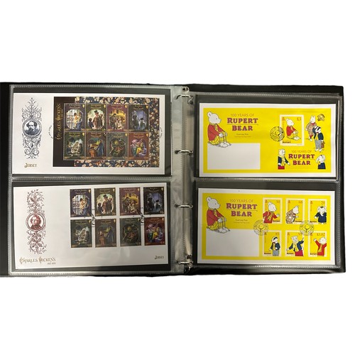 322 - Nearly all 2020 range of illustrated FDC’s in binder with sets, single stamp special event with 4 si... 