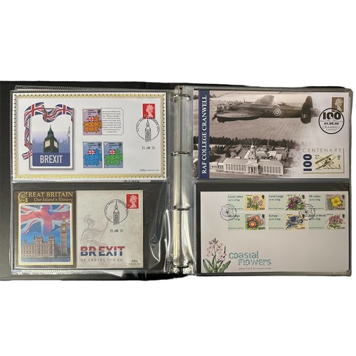 322 - Nearly all 2020 range of illustrated FDC’s in binder with sets, single stamp special event with 4 si... 