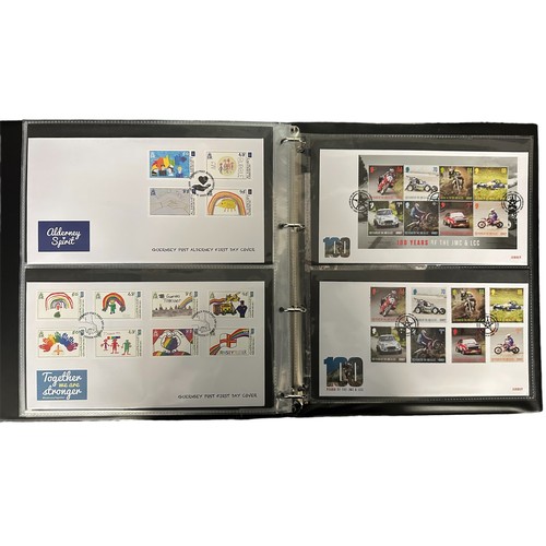 322 - Nearly all 2020 range of illustrated FDC’s in binder with sets, single stamp special event with 4 si... 