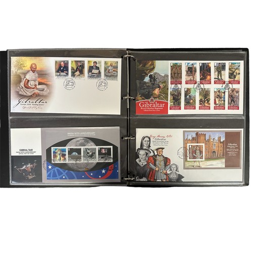 332 - Gibraltar. 2004-2011 range of illustrated FDC’s in binder. Qty 71