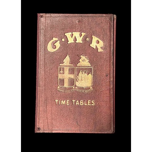 445 - Great Western Railway (GWR) original timetable holder