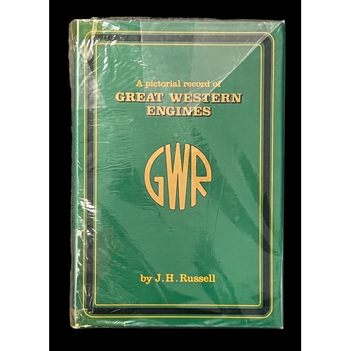 448 - Pictorial Record of Great Western Engines hardback book by J.H. Russell (Oxford Publishing 1978 edit... 