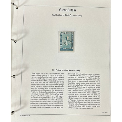 291 - Great Britain KGVI collection 1937-1951 in special album, all fine UM including 1939 and 1951 high v... 