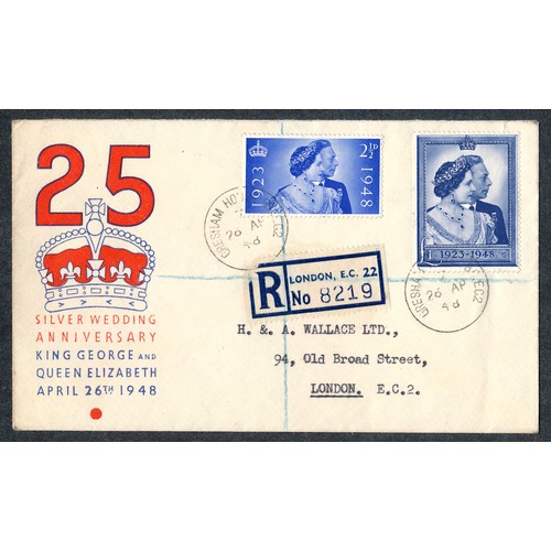 329 - First Day Cover - GB 1948 RSW Illustrated FDC 