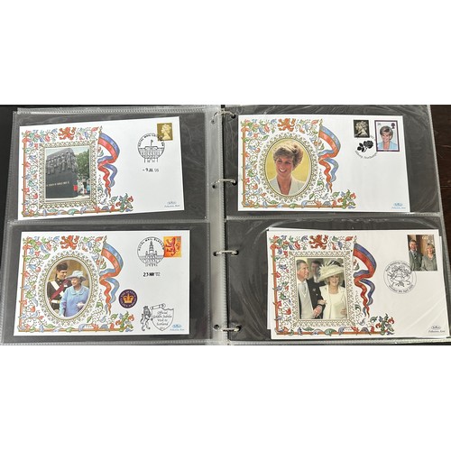 335 - GB Benham Royalty themed covers (200+), in 3 volumes, 1997 to 2005.