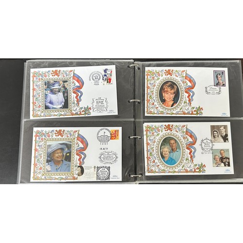 335 - GB Benham Royalty themed covers (200+), in 3 volumes, 1997 to 2005.