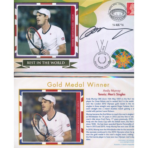 344 - GB FDC 2016 Olympic Games Team GB Buckingham covers Gold Medal Winners x 27 with 23 signed including... 