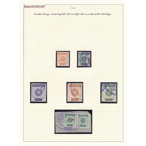 111 - Iraq - Revenues, small range to include; 1932 Cheques drawn to the Imperial Bank of Persia, Baghdad ... 