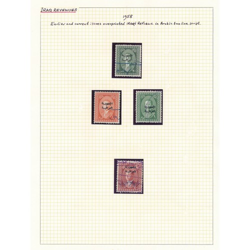 111 - Iraq - Revenues, small range to include; 1932 Cheques drawn to the Imperial Bank of Persia, Baghdad ... 