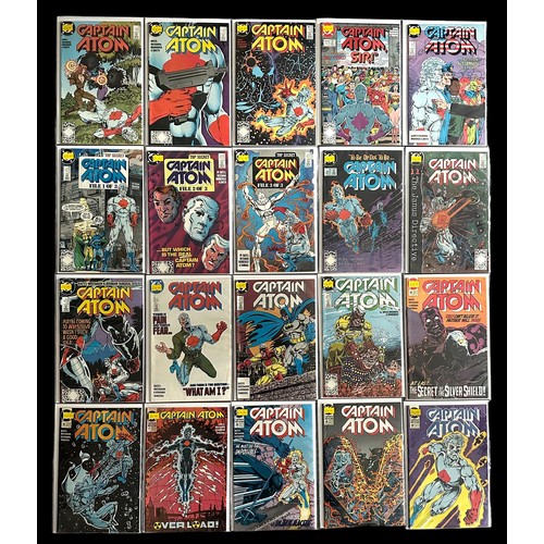 542 - DC Comics Captain Atom: Numbers 21 through to 40 all comics are flat/unfolded NM condition, bagged &... 