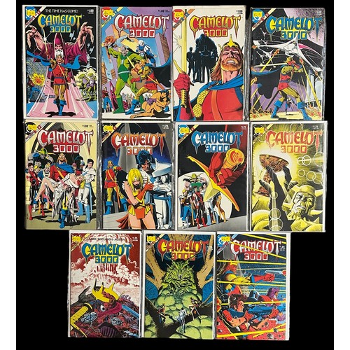 530 - DC Comics Camelot 3000: 11 copies from the Maxi Series of 12, number 5 missing. All comics are in fl... 