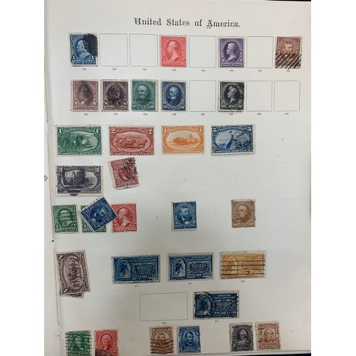 235 - United States of America, early collection on loose leaves with many useful issues , to include; 184... 