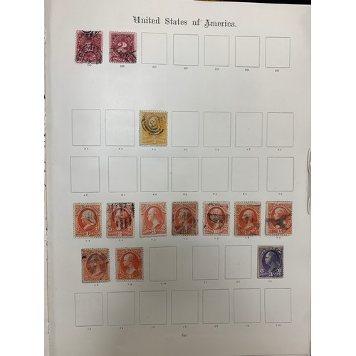 235 - United States of America, early collection on loose leaves with many useful issues , to include; 184... 