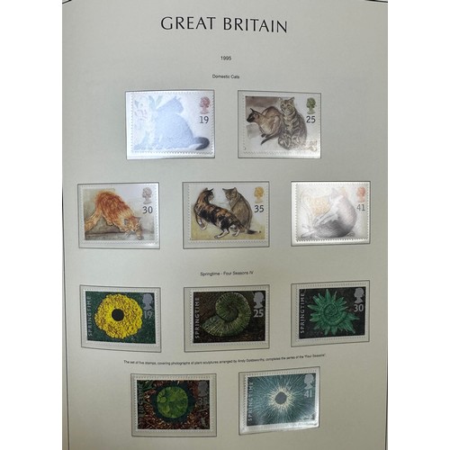 312 - Great Britain Decimal stamp collection in green lighthouse hingeless album with slipcase, 1971-1999.... 