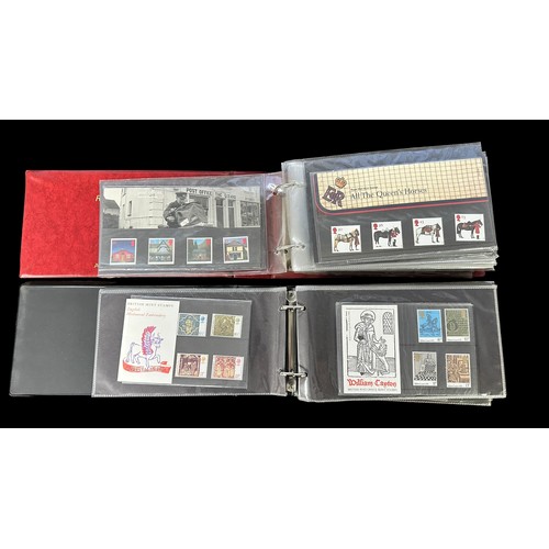 311 - Presentation packs 1973 to 2003 in 4 volumes. Face value £324