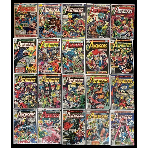 558 - Marvel Comics. The Avengers: Numbers 98FR/ 121/ 126/ 127/ 129/ 140/ 142/ 143/ 16/ 150/ 153/ 154/ 155... 