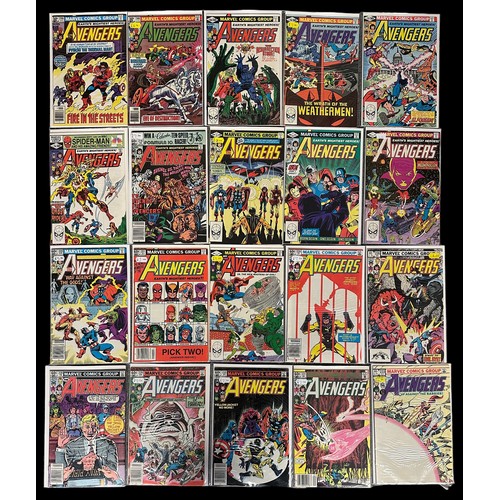 554 - Marvel Comics The Avengers: Numbers. 206, 208, 209, 210, 212, 214, 216, 217, 218, 219, 220, 221, 222... 