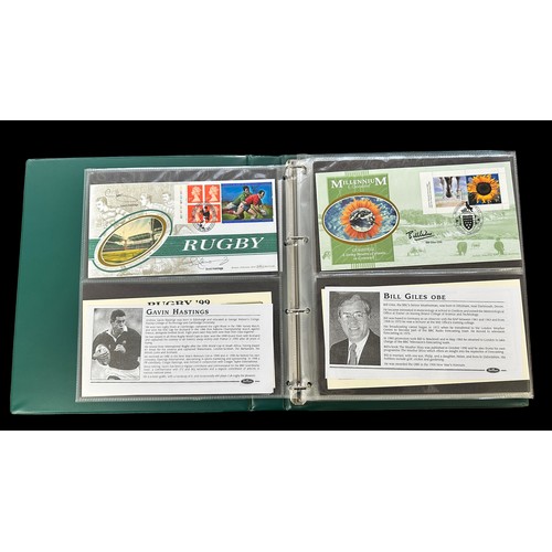 346 - Benham Signed Covers in 6 volumes, 1998 to 2005 (few earlier), autographed by celebrities from the w... 