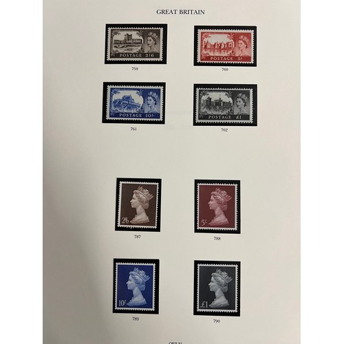 292 - Stamps - Great Britain UM collection in blue SG Kensington album with slipcase, 22 ring 'Windsor' vo... 