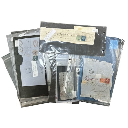 249 - Great Britain, QV Postal History range consisting of many part entires / pieces to Birmingham includ... 