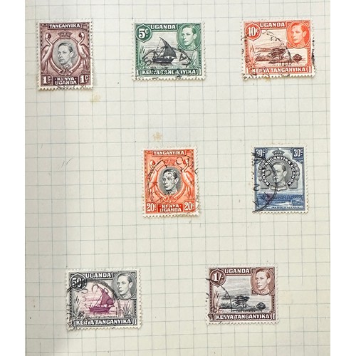 39 - British Commonwealth, range of useful M/U issues in six exercise books, including; Aden 1937 vals to... 