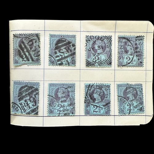 247 - Great Britain, QV heavily duplicated U/FU collection in booklets, interest in postmarks with huge va... 