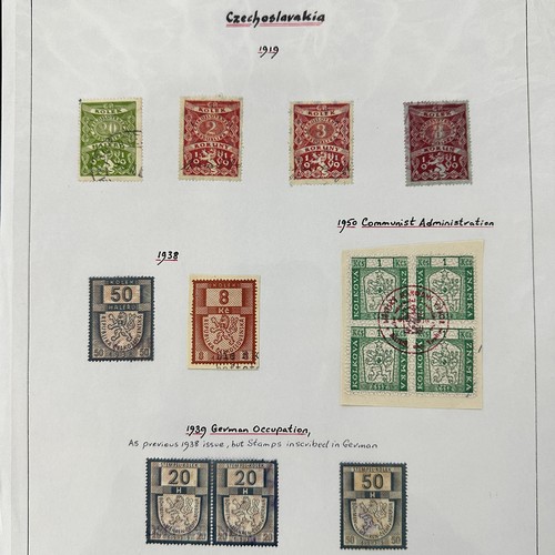 239 - World Revenues, superb exhibition standard World Revenue collection on leaves to include; Mauritius ... 