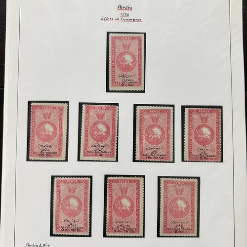 239 - World Revenues, superb exhibition standard World Revenue collection on leaves to include; Mauritius ... 