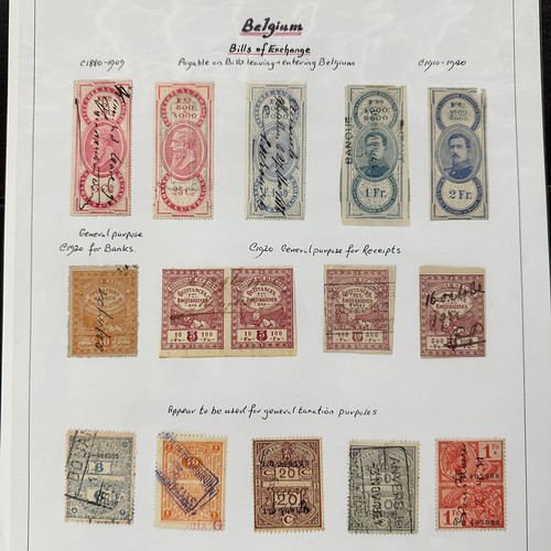 239 - World Revenues, superb exhibition standard World Revenue collection on leaves to include; Mauritius ... 