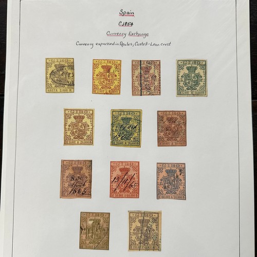 239 - World Revenues, superb exhibition standard World Revenue collection on leaves to include; Mauritius ... 