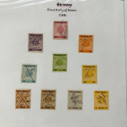 239 - World Revenues, superb exhibition standard World Revenue collection on leaves to include; Mauritius ... 