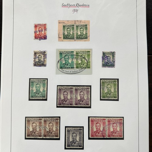 239 - World Revenues, superb exhibition standard World Revenue collection on leaves to include; Mauritius ... 