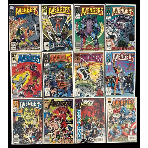 556 - Marvel Comics The Avengers. Numbers
286,287,288,289,290,291,292,294,295,307,365,387. All 12 copies f... 