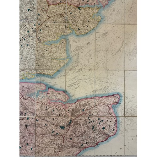 454 - 19th Century Ordnance Survey Map, London published by George Frederick Cruchley, Map Seller & Globe ... 