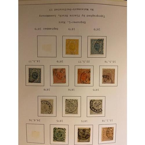 149 - Luxembourg early to modern U collection on leaves, with a selection of covers and cards, incl a rang... 