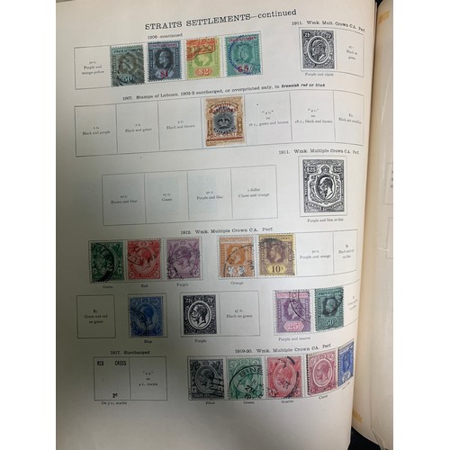 31 - British Commonwealth QV-QEII collection in illustrated The New Ideal Postage Stamp Early, filled thr... 