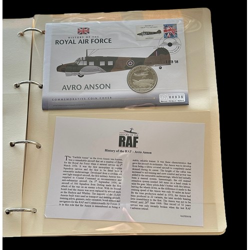 317 - R.A.F. Collection of covers in 3 vols and loose from 1965-2007, approx. 100 are signed including Red... 