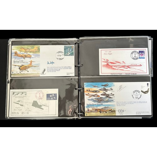 317 - R.A.F. Collection of covers in 3 vols and loose from 1965-2007, approx. 100 are signed including Red... 