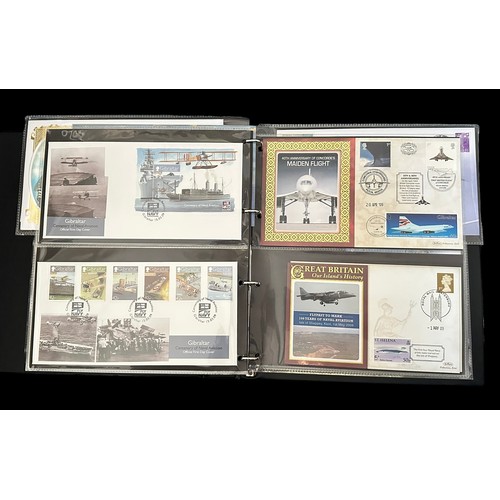 317 - R.A.F. Collection of covers in 3 vols and loose from 1965-2007, approx. 100 are signed including Red... 