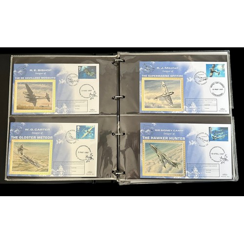 317 - R.A.F. Collection of covers in 3 vols and loose from 1965-2007, approx. 100 are signed including Red... 