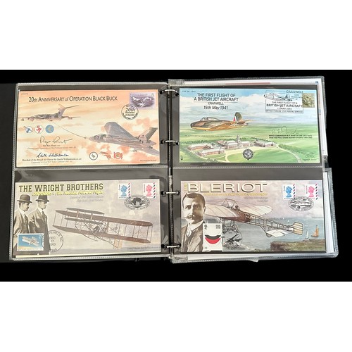 317 - R.A.F. Collection of covers in 3 vols and loose from 1965-2007, approx. 100 are signed including Red... 