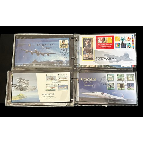 317 - R.A.F. Collection of covers in 3 vols and loose from 1965-2007, approx. 100 are signed including Red... 