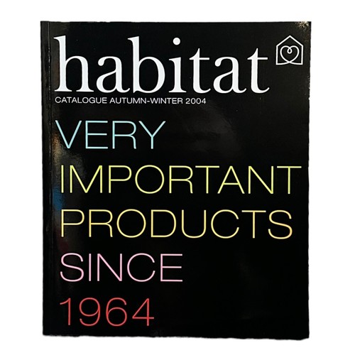 492A - Habitat 2004 catalogue, 40th Anniversary issue (Autumn Winter 2004), 360 page softback cover, excell... 