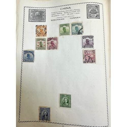 3A - World collection in well-filled Triumph Stamp Album to include; Australia, British Commonwealth shor... 