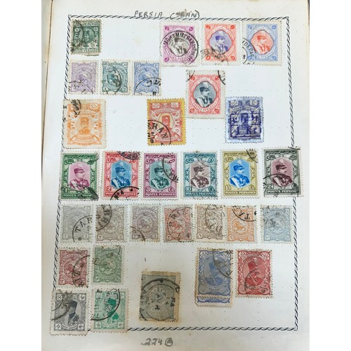 3A - World collection in well-filled Triumph Stamp Album to include; Australia, British Commonwealth shor... 