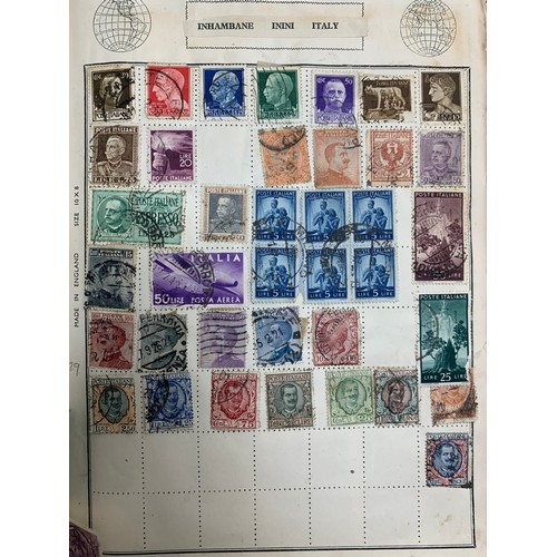 14A - World stamp collection in well-filled A to Z stringbound album, including; Australia, Belgium, Canad... 