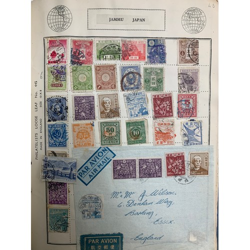 14A - World stamp collection in well-filled A to Z stringbound album, including; Australia, Belgium, Canad... 