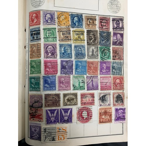 14A - World stamp collection in well-filled A to Z stringbound album, including; Australia, Belgium, Canad... 